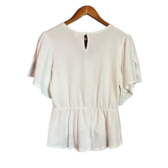 3 for $30! Alya short sleeve towel like material blouse - Picture 12 of 12